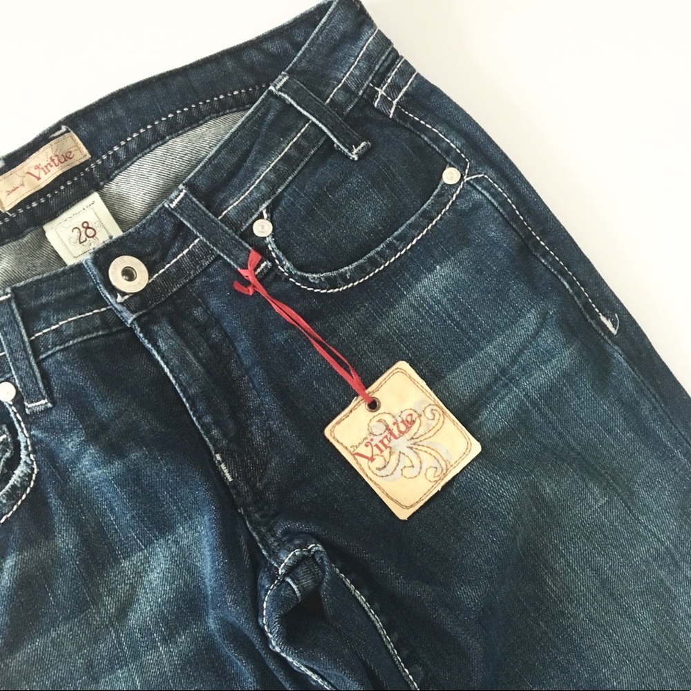 🌃🆕 Denim of Virtue ❉ Justice Flap Pkt Slim Jean - Picture 6 of 8